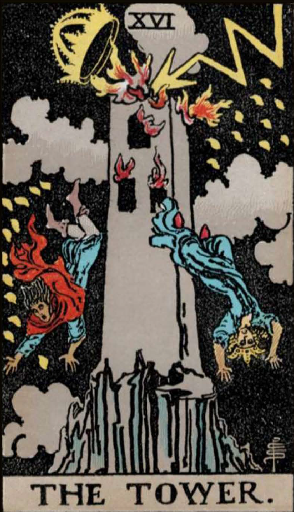 The Tower, The Tower Tarot, Tarot Card History, Tarot Card Symbolism, Tarot Card Meanings, Major Arcana, Sudden Change, Disruption, Chaos, Awakening, Liberation, Revelation, Tarot Reading