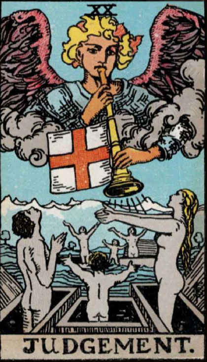 Judgement, Judgement Tarot, Tarot Card History, Tarot Card Symbolism, Tarot Card Meanings, Major Arcana, Rebirth, Awakening, Self-Evaluation, Redemption, Transformation, Tarot Reading