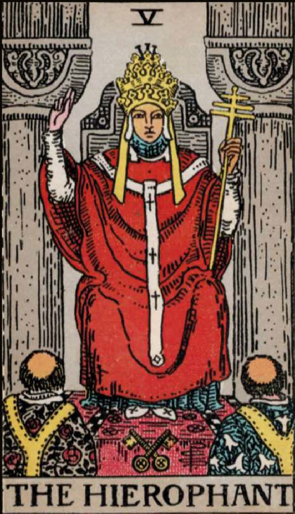 The Hierophant, The Hierophant Tarot, Tarot Card History, Tarot Card Symbolism, Tarot Card Meanings, Major Arcana, Tradition, Beliefs, Spirituality, Knowledge, Wisdom, Guidance, Conformity, Tarot Reading